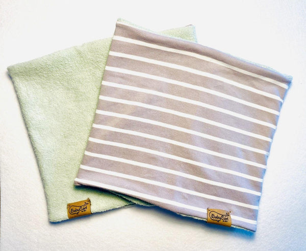 Babyloop mit Streifen in mint
